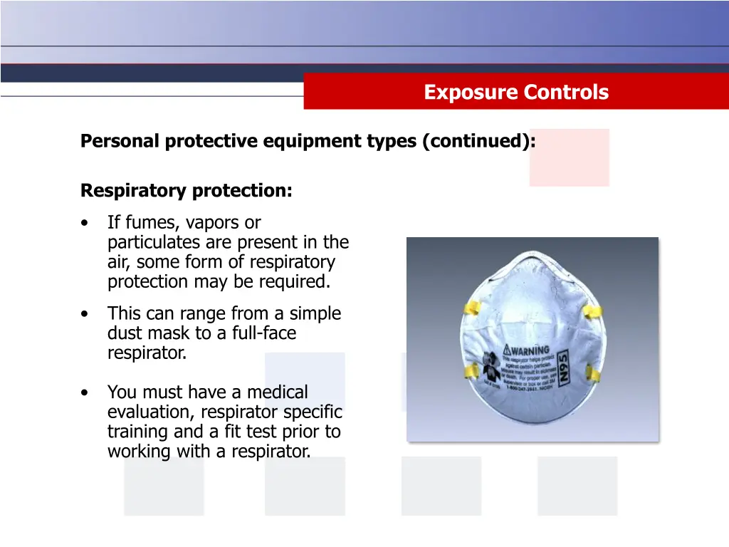 exposure controls 1