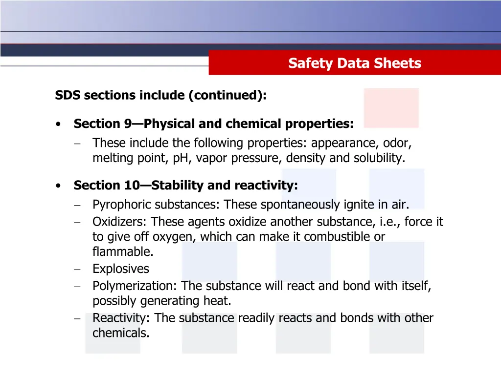 safety data sheets 4