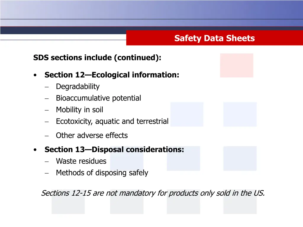 safety data sheets 6