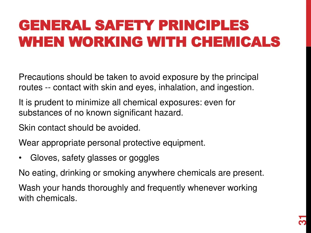 general safety principles general safety