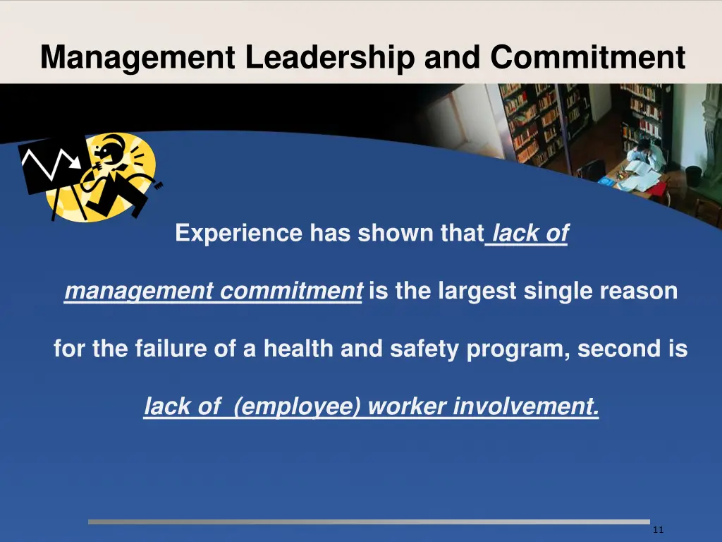 management leadership and commitment
