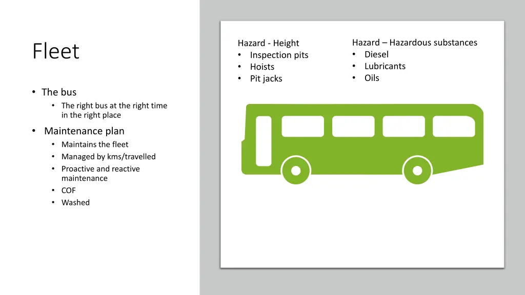 hazard hazardous substances diesel lubricants oils