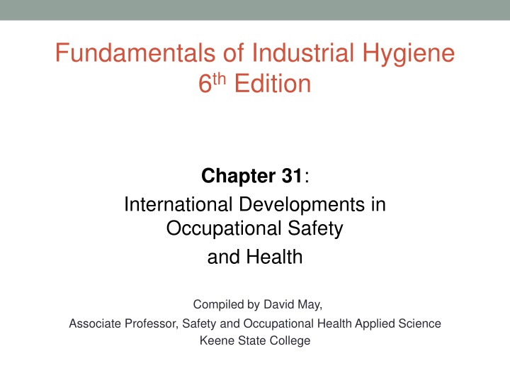 fundamentals of industrial hygiene 6 th edition