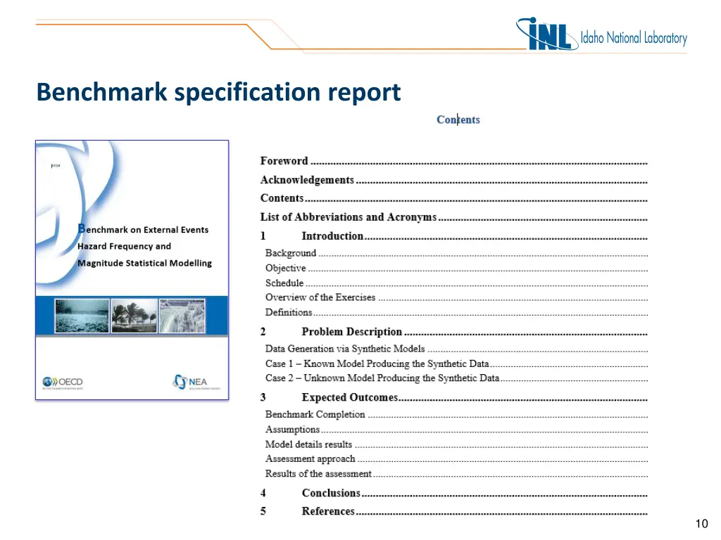 benchmark specification report