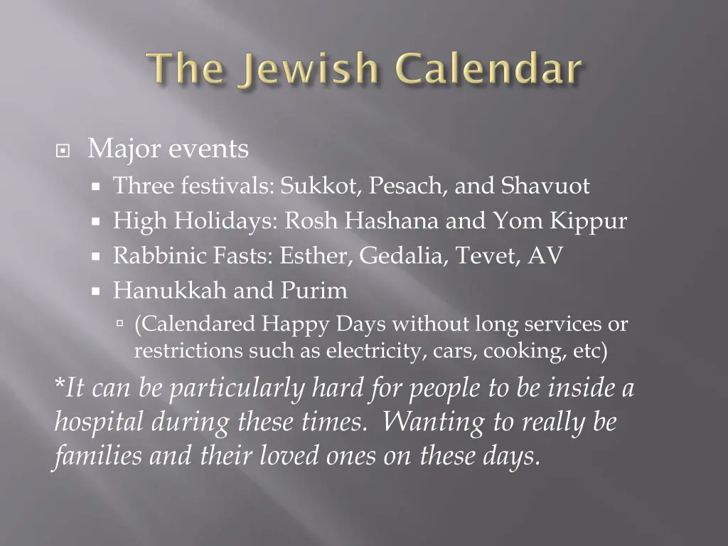 major events three festivals sukkot pesach