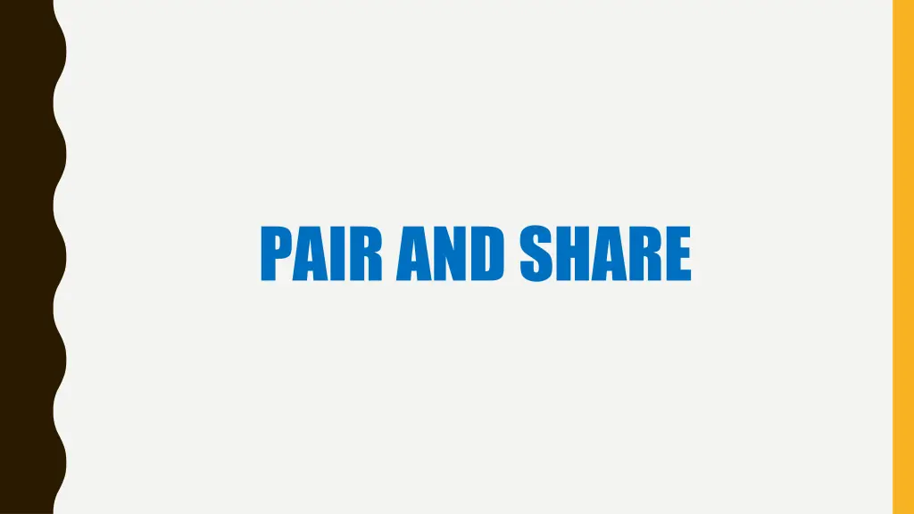 pair and share