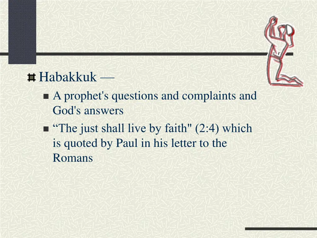 habakkuk a prophet s questions and complaints