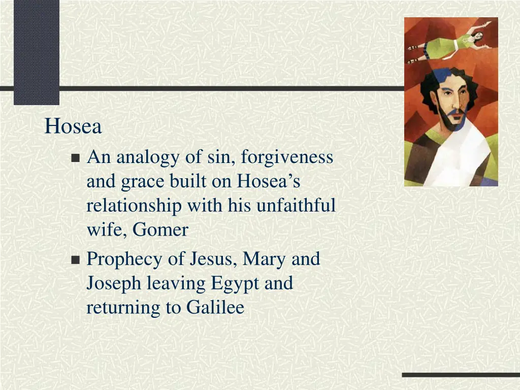 hosea an analogy of sin forgiveness and grace