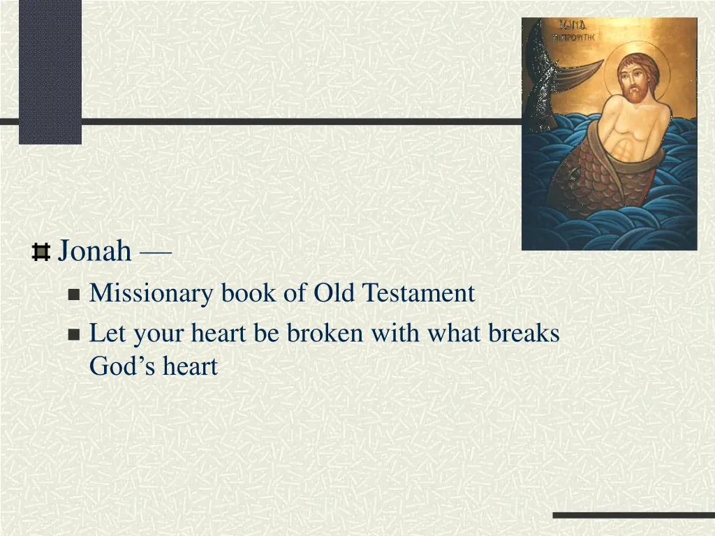 jonah missionary book of old testament let your