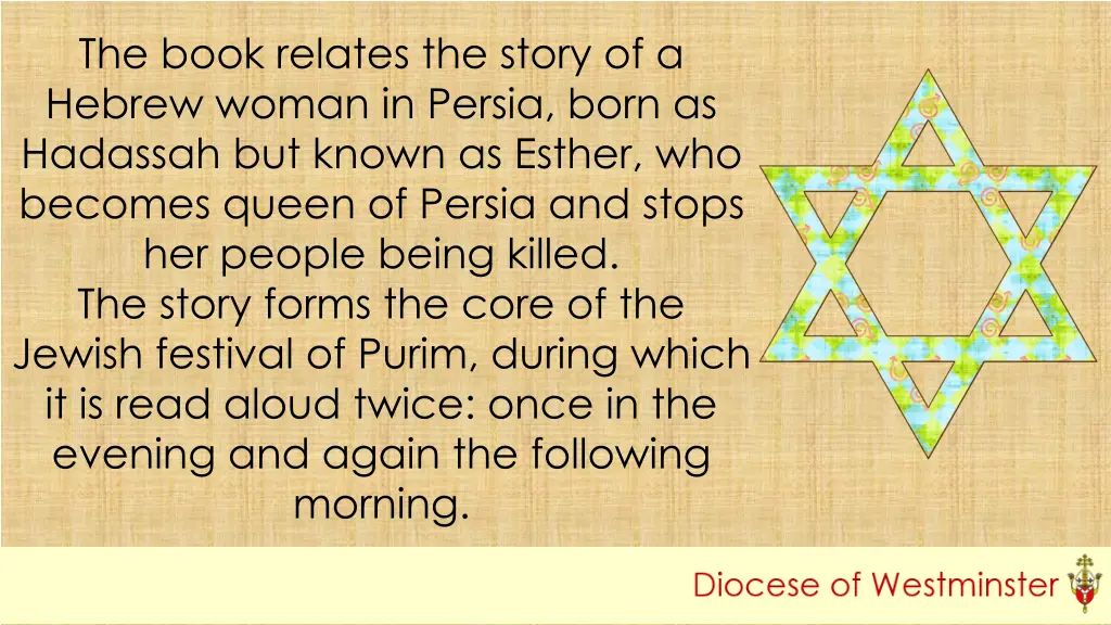 the book relates the story of a hebrew woman