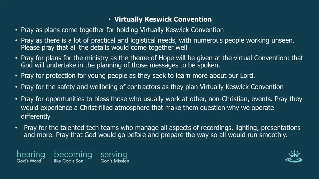 virtually keswick convention