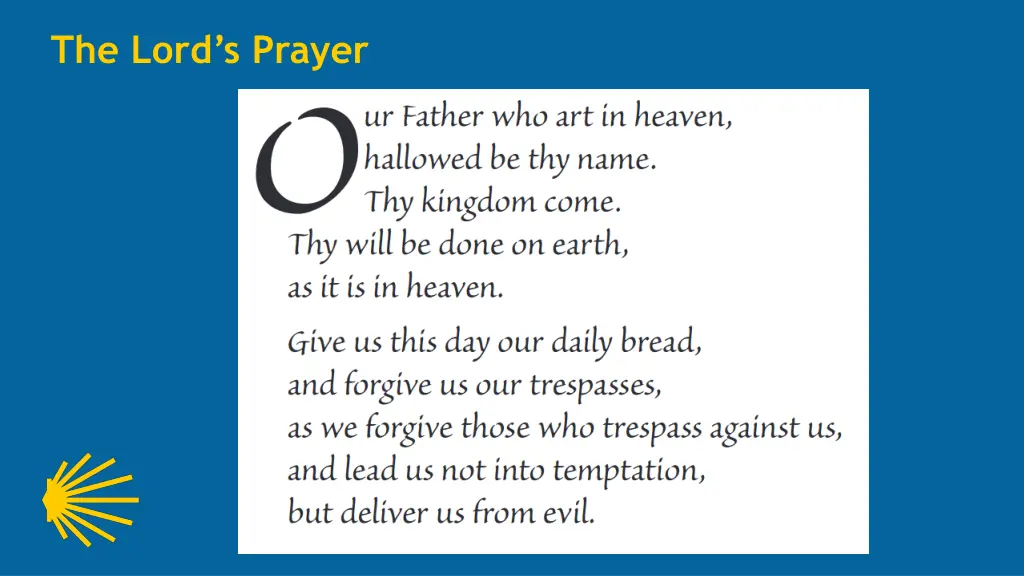 the lord s prayer