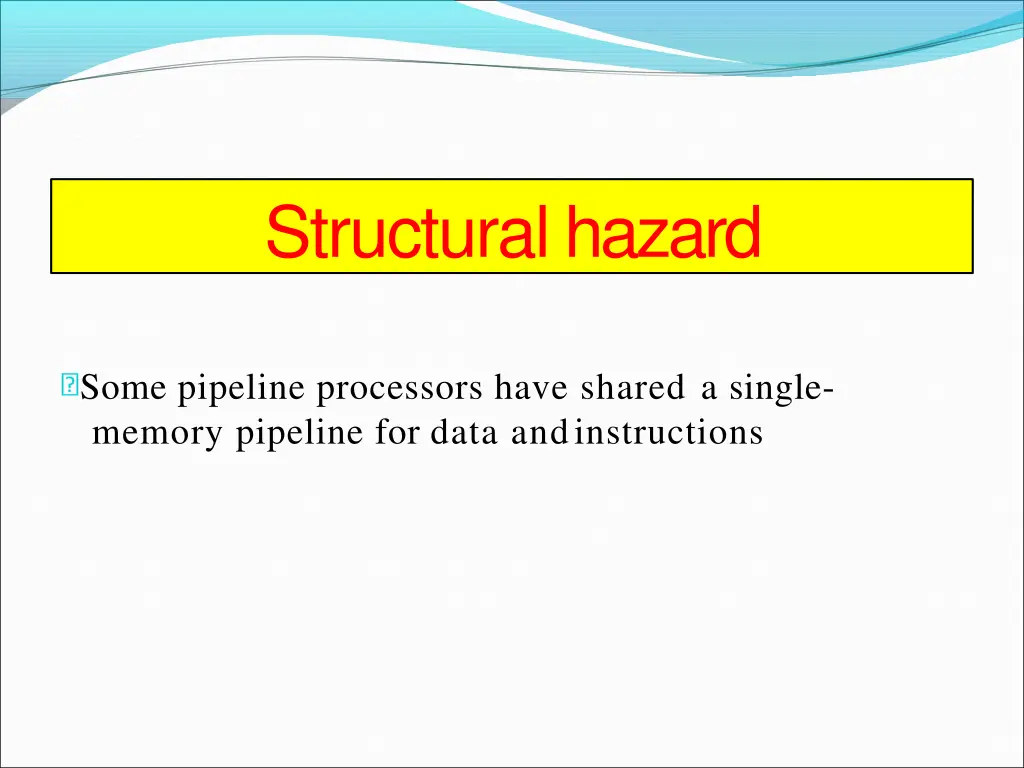 structuralhazard