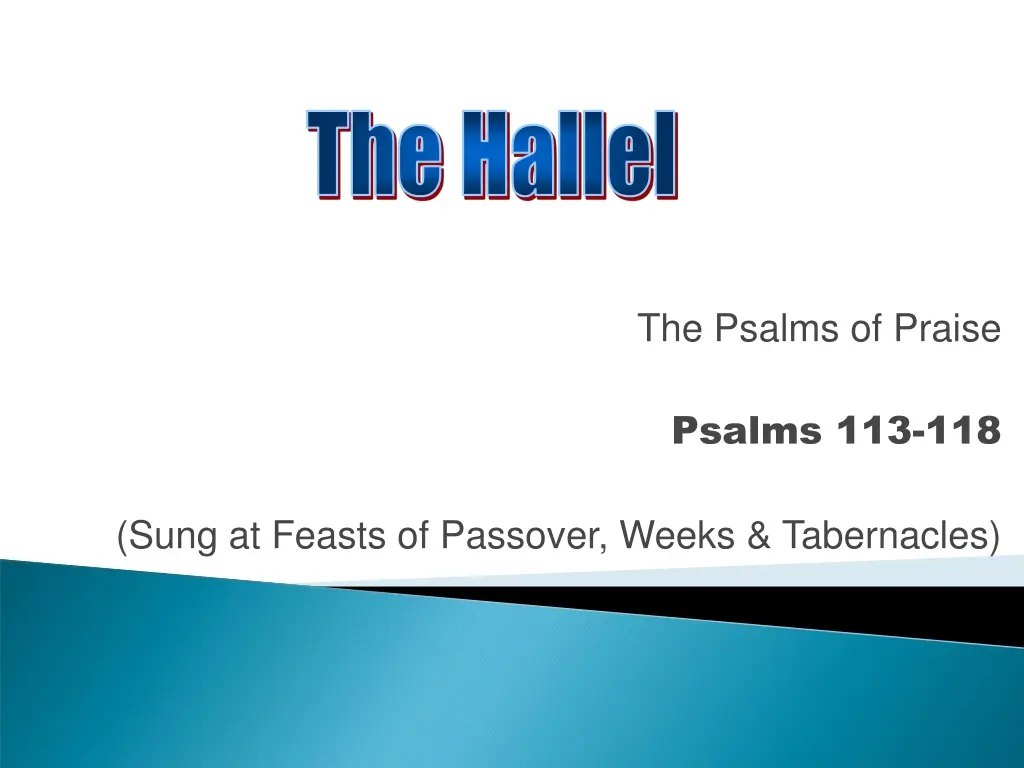 the hallel