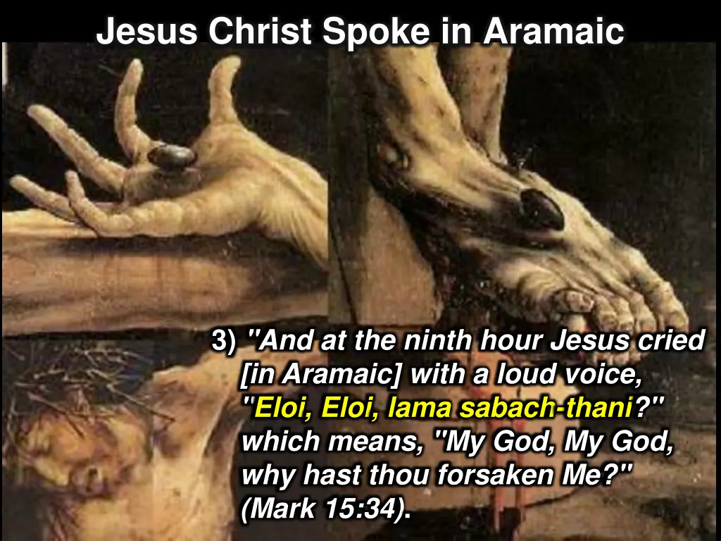 jesus christ spoke in aramaic 2