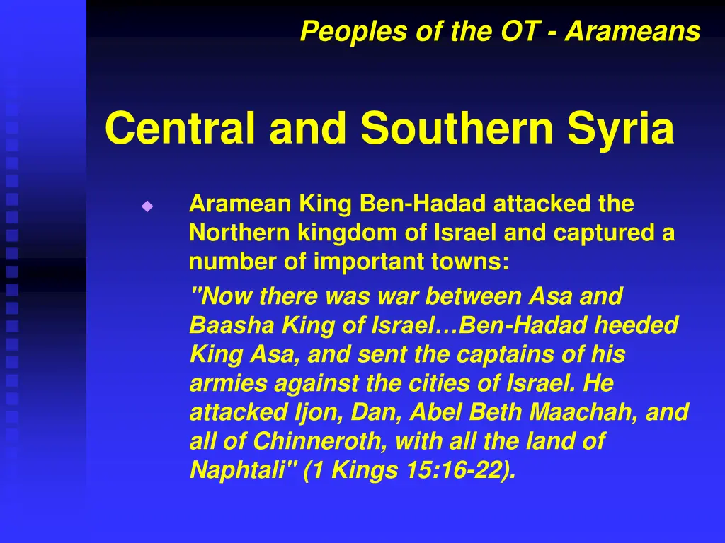 peoples of the ot arameans 6