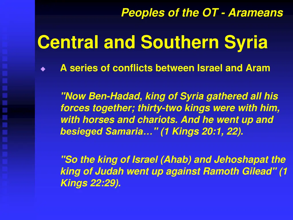 peoples of the ot arameans 7