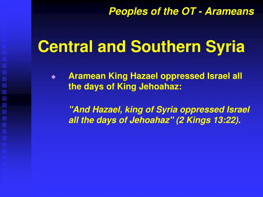 peoples of the ot arameans 8