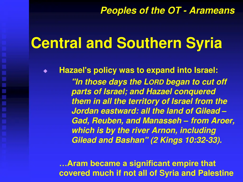 peoples of the ot arameans 9