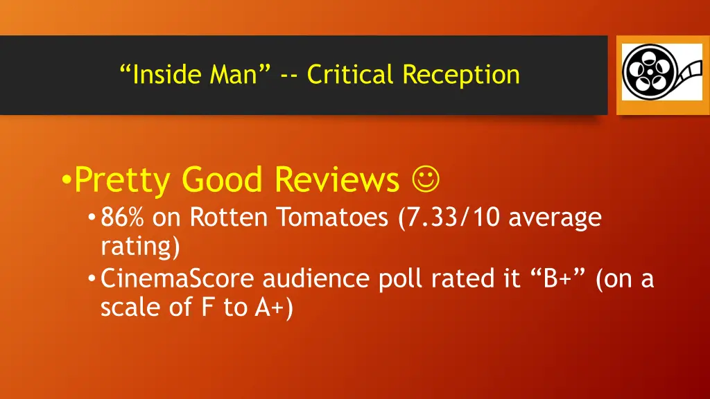 inside man critical reception