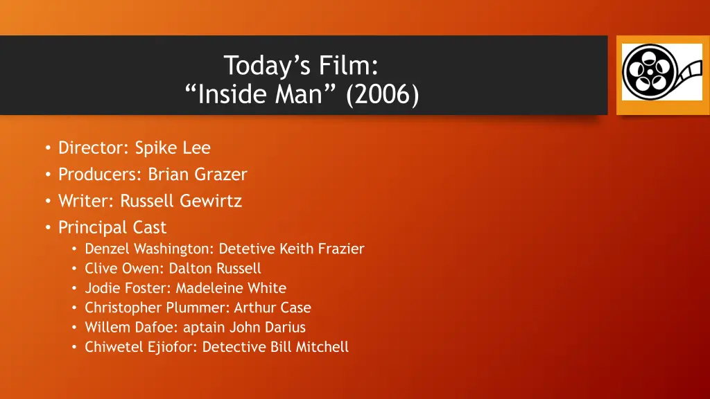 today s film inside man 2006