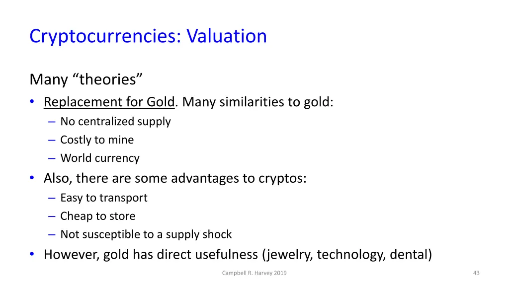 cryptocurrencies valuation 5