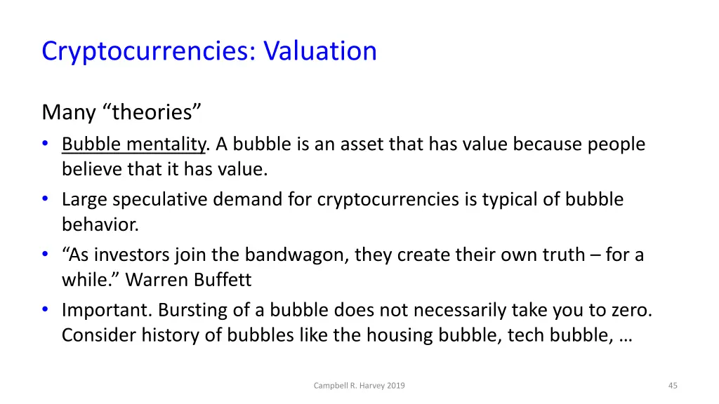 cryptocurrencies valuation 7