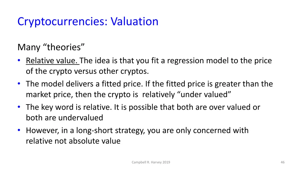 cryptocurrencies valuation 8