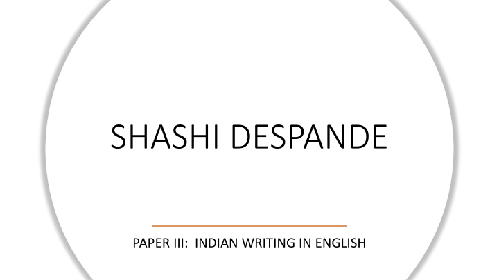 shashi despande