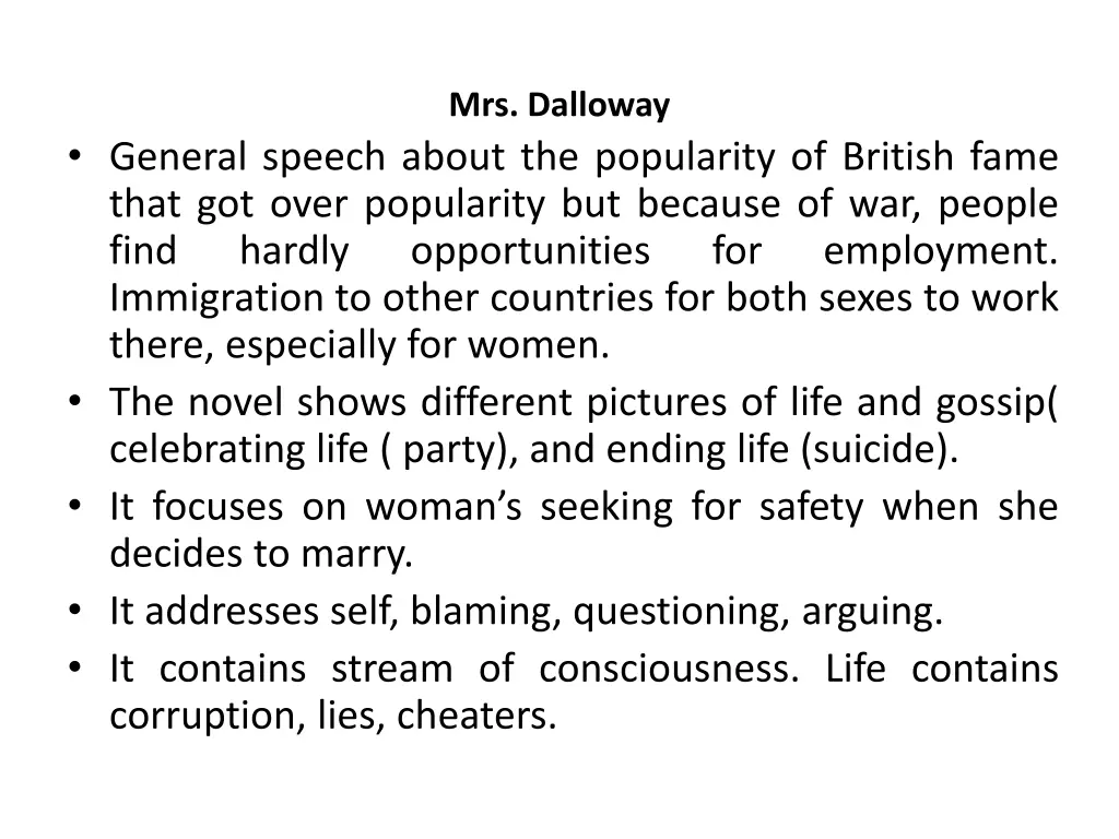 mrs dalloway 2