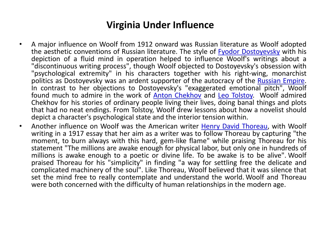 virginia under influence