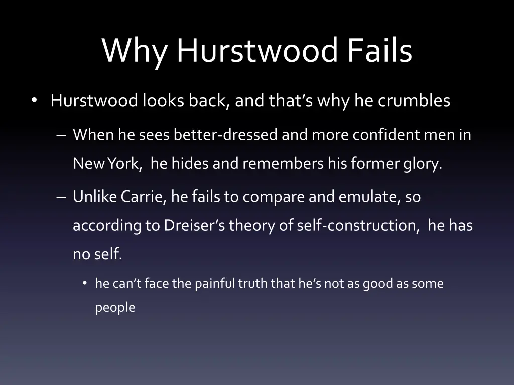 why hurstwoodfails