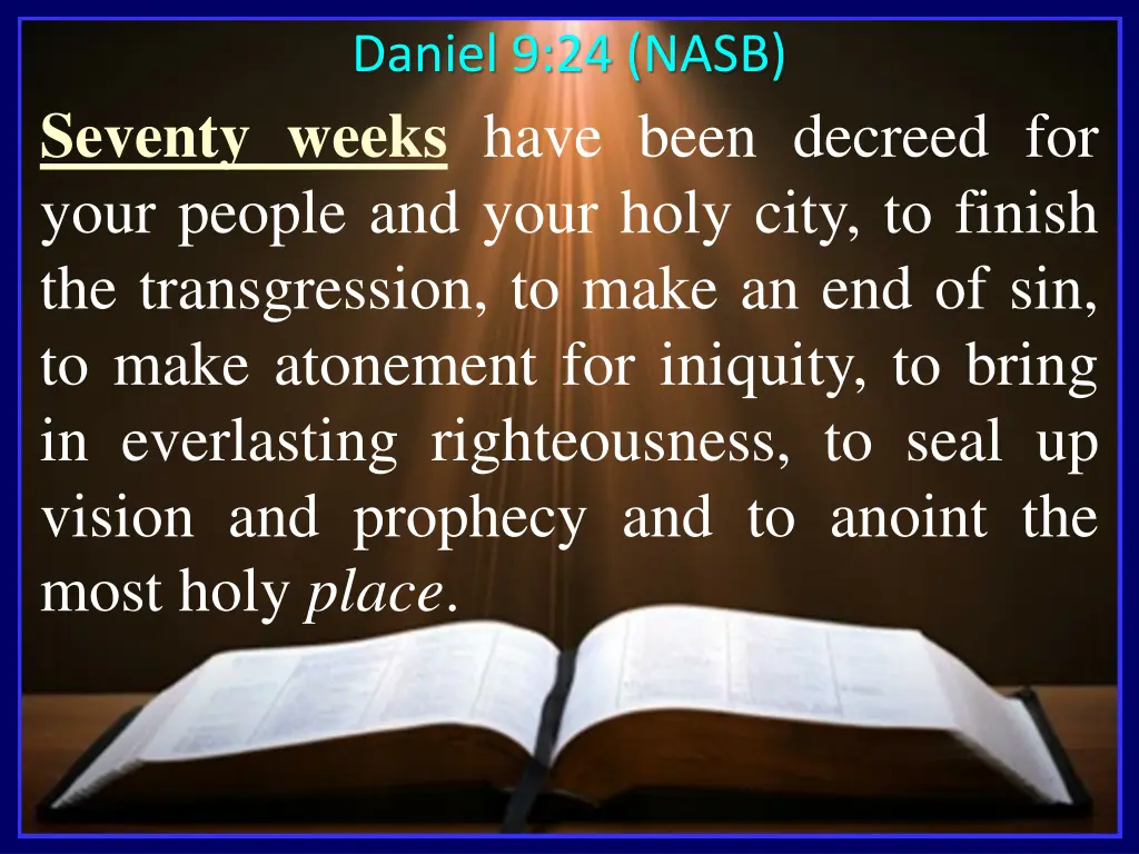 daniel 9 24 nasb 2