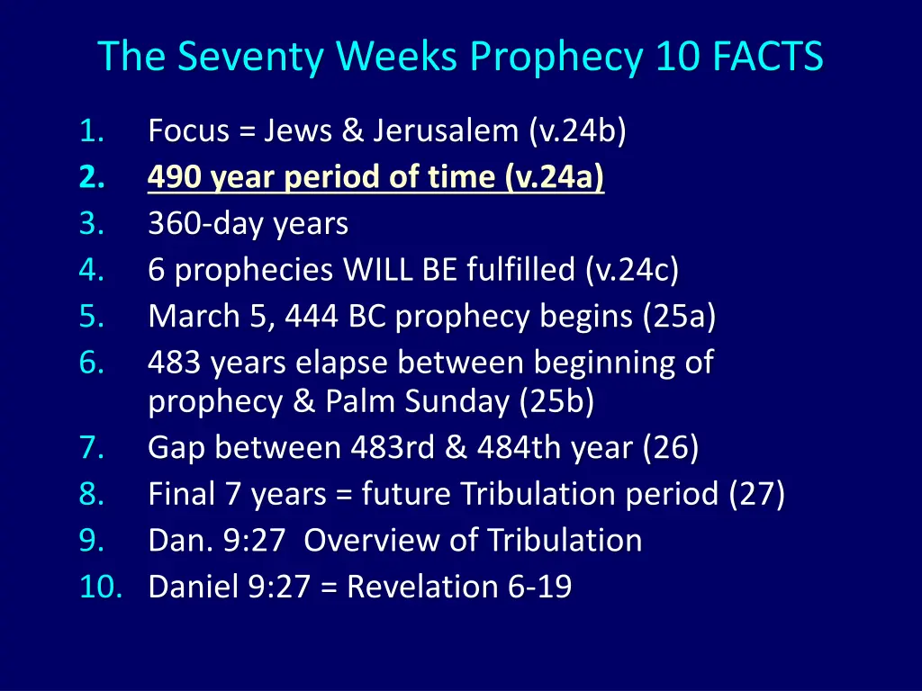 the seventy weeks prophecy 10 facts 2