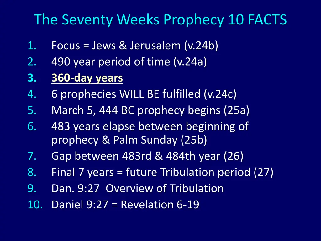 the seventy weeks prophecy 10 facts 3