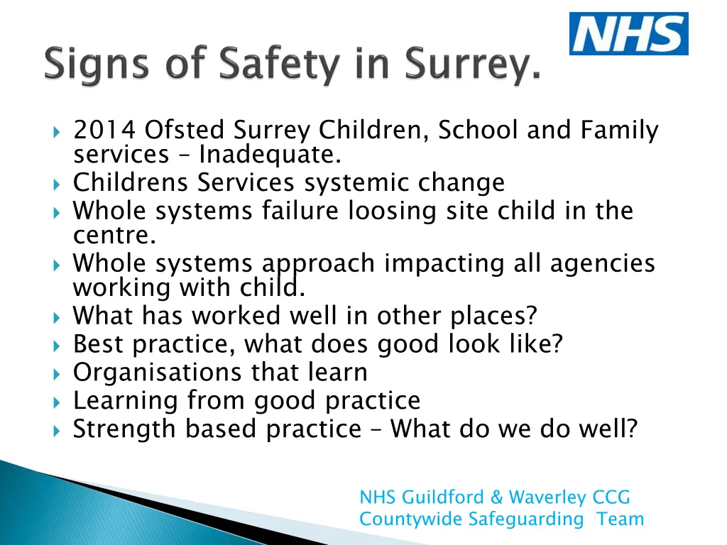 2014 ofsted surrey children school and family