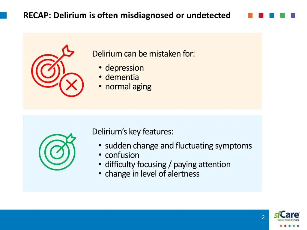 recap delirium is often misdiagnosed or undetected