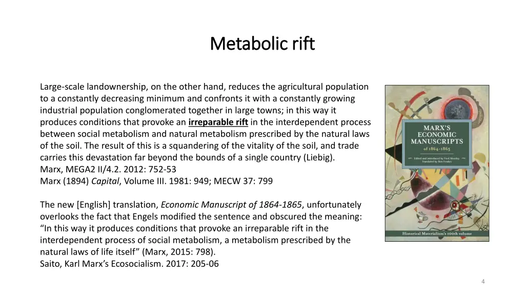 metabolic rift metabolic rift