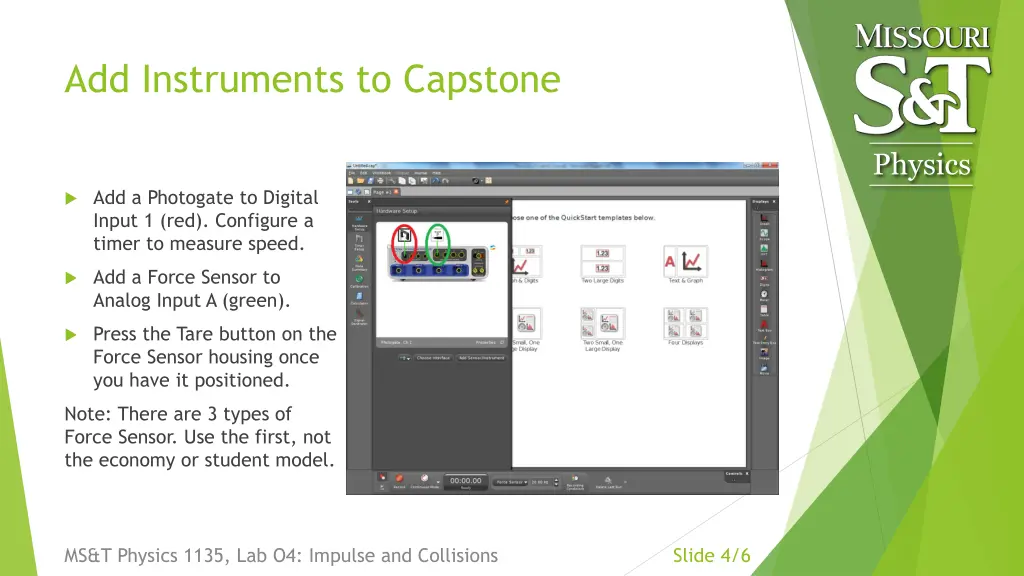 add instruments to capstone