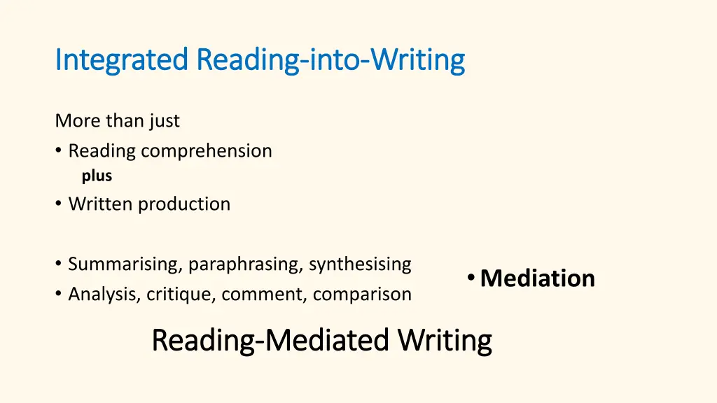 integrated reading integrated reading into 1