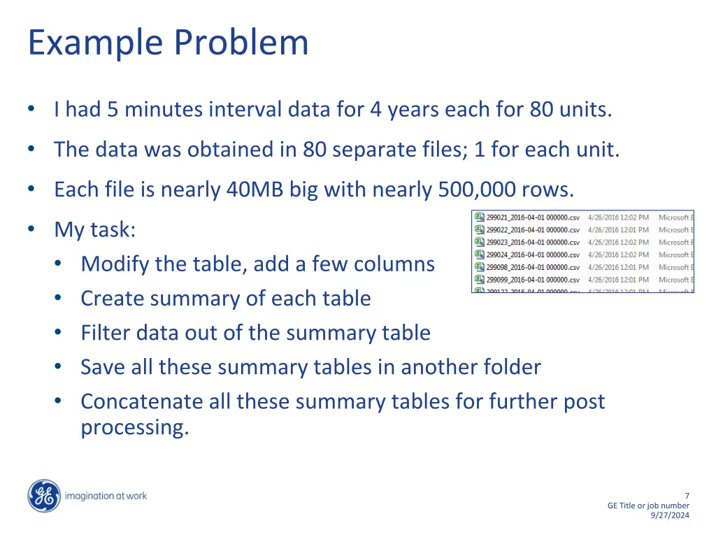 example problem