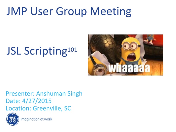 jmp user group meeting