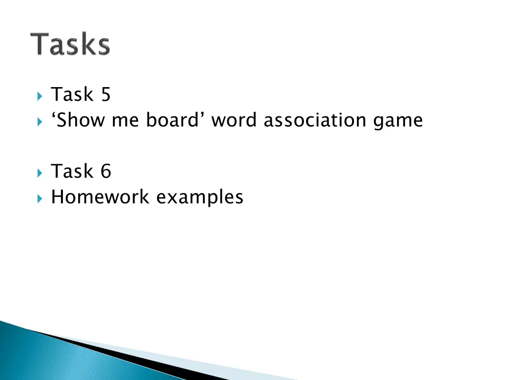 task 5 show me board word association game