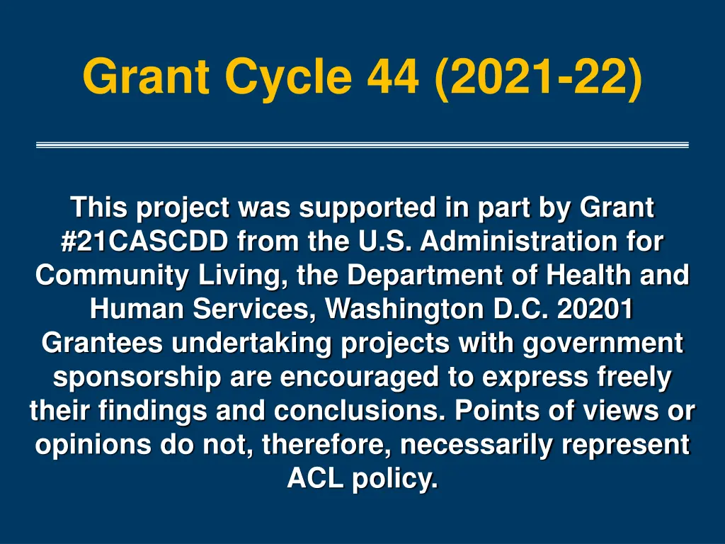 grant cycle 44 2021 22 1