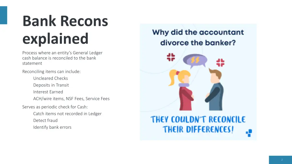 bank recons explained