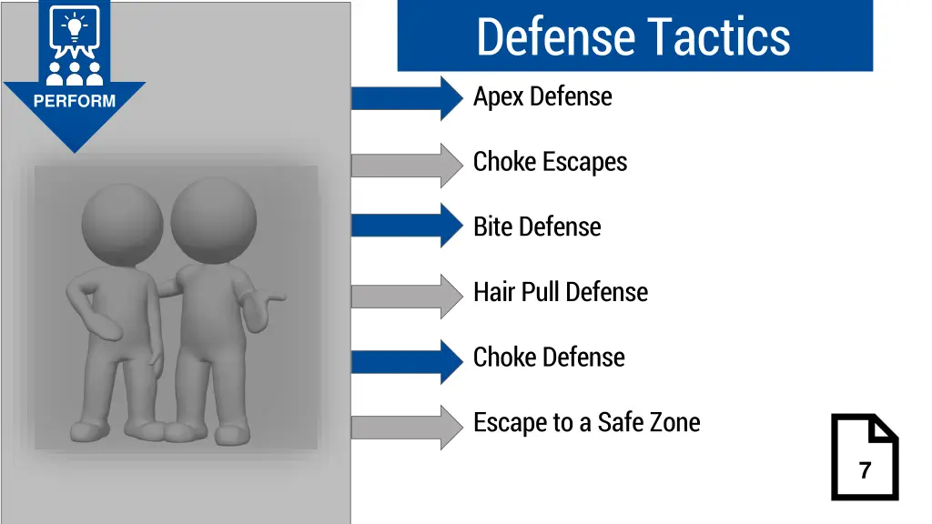 defense tactics