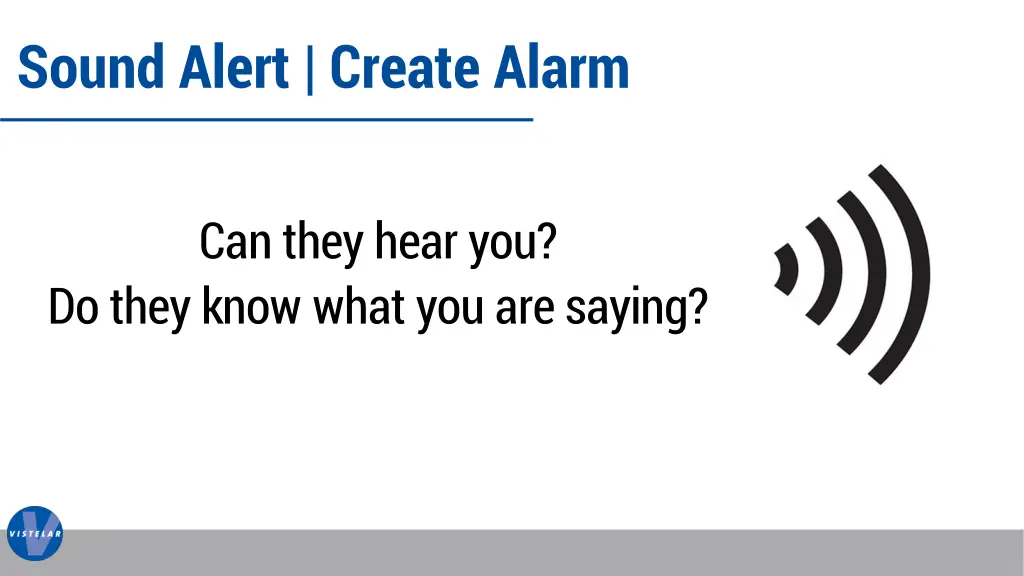 sound alert create alarm