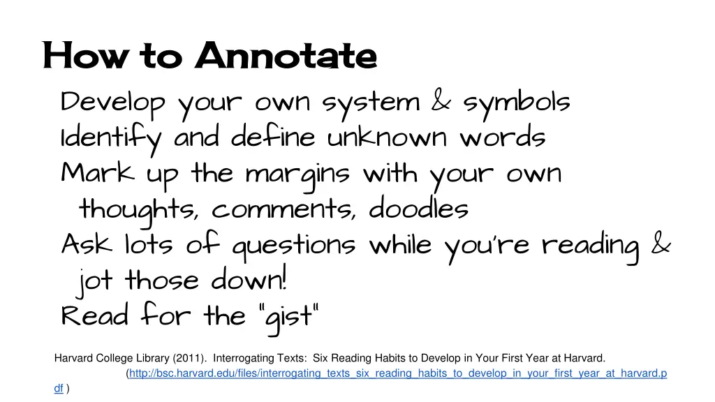 how to annotate how to annotate develop your