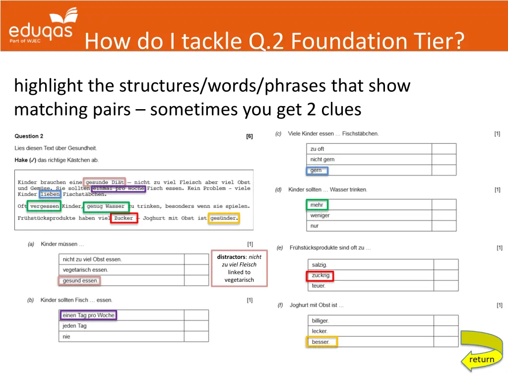 how do i tackle q 2 foundation tier 1