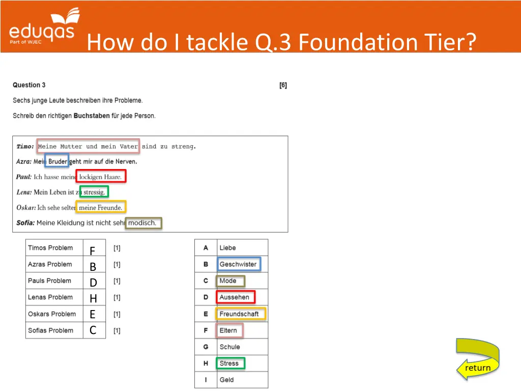 how do i tackle q 3 foundation tier 1